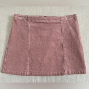 Forever 21 Girls Pink Corduroy Skirt
